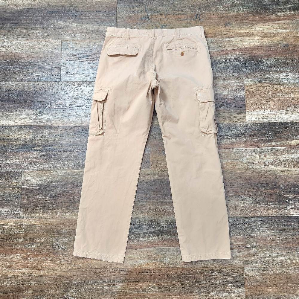 BROOKS BROTHERS KHAKIS CARGO PANTS BUTTON FLY SIZE 34/30 - Picture 4 of 7